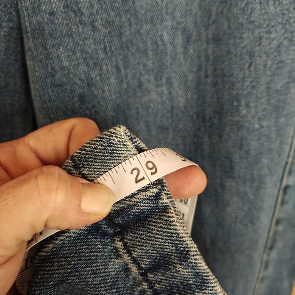 Anthropologie Pilcro Barrel Wide Leg Drawstring Denim Jeans Boho Coastal Size 28 - Picture 5 of 9